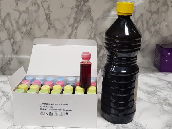 Colorante per cera liquida